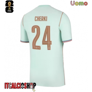 Francia Rayan Cherki #24 Seconda Maglia Mondiali 2026 Manica Corta